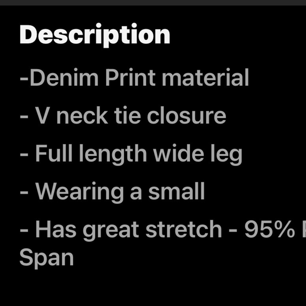 Full Length Halter Jumpsuit, Patchwork (Not Denim… - image 2